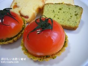 おいしいお取り寄せ トマトそっくりなチーズケーキ 万寿園ルグランのみょうなとまとを食べた感想をリポートします